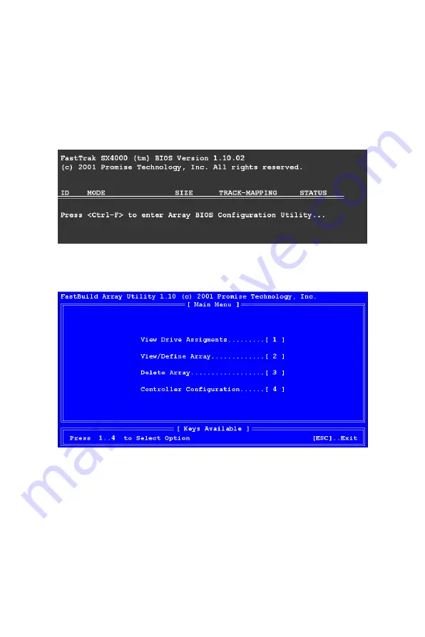 Promise Technology FastTrak SX4000 Lite Quick Start Manual Download Page 6