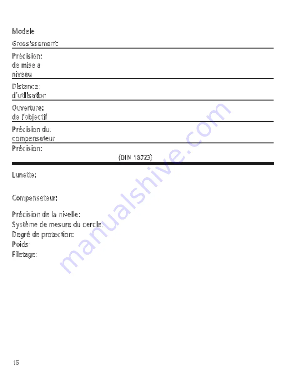 PRONIVO 205-PNAL-24 Instruction Manual Download Page 16