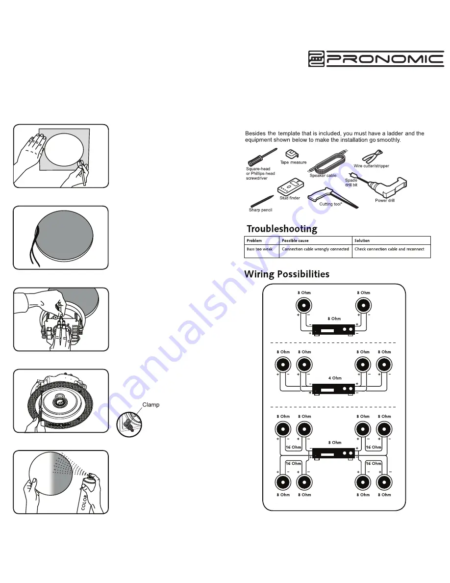 Pronomic CLS-540 Скачать руководство пользователя страница 1