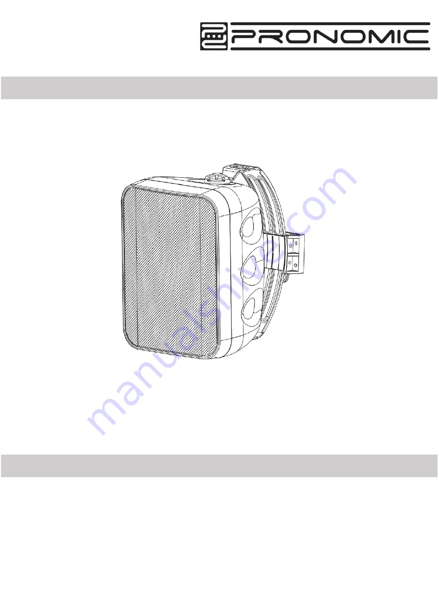 Pronomic OLS-5 BK User Manual Download Page 1