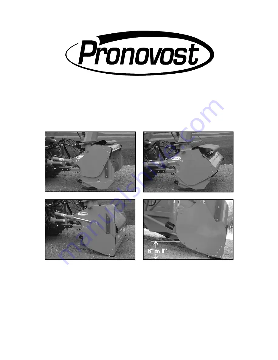 pronovost PXPL-86 Operator And Parts Manual Download Page 1