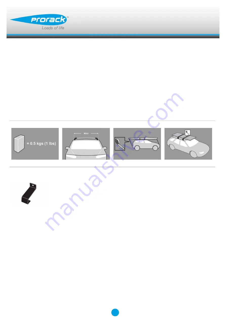 Prorack K163 Fitting Instructions Manual Download Page 1