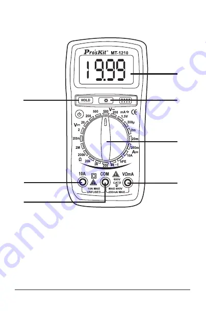 Pro's Kit MT-1210 User Manual Download Page 4