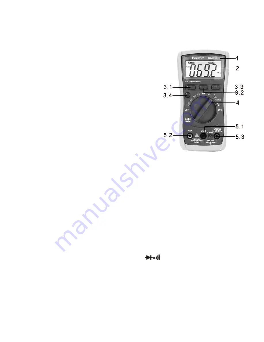 Pro's Kit mt-1232 Скачать руководство пользователя страница 6