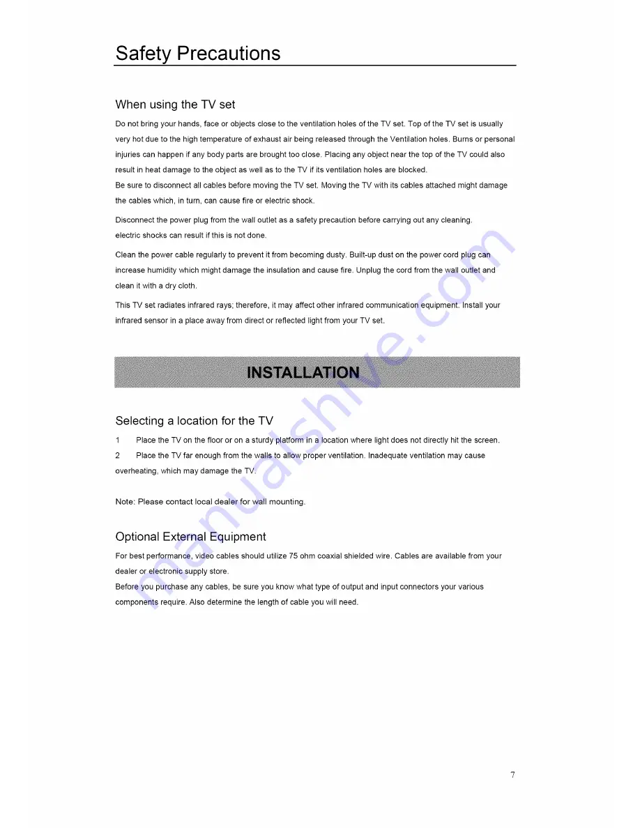 ProScan 19LB30QD User Manual Download Page 8