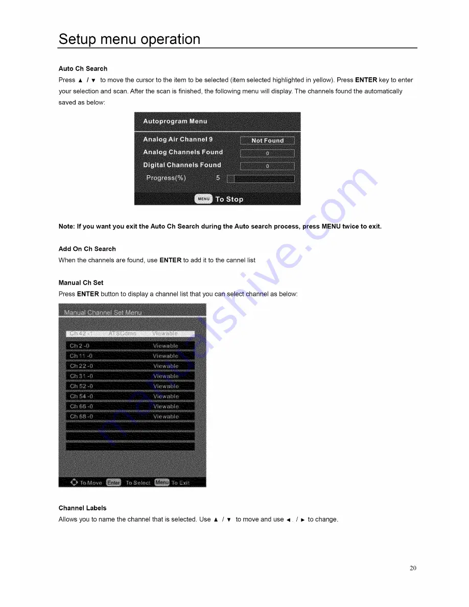 ProScan 19LB30QD User Manual Download Page 61