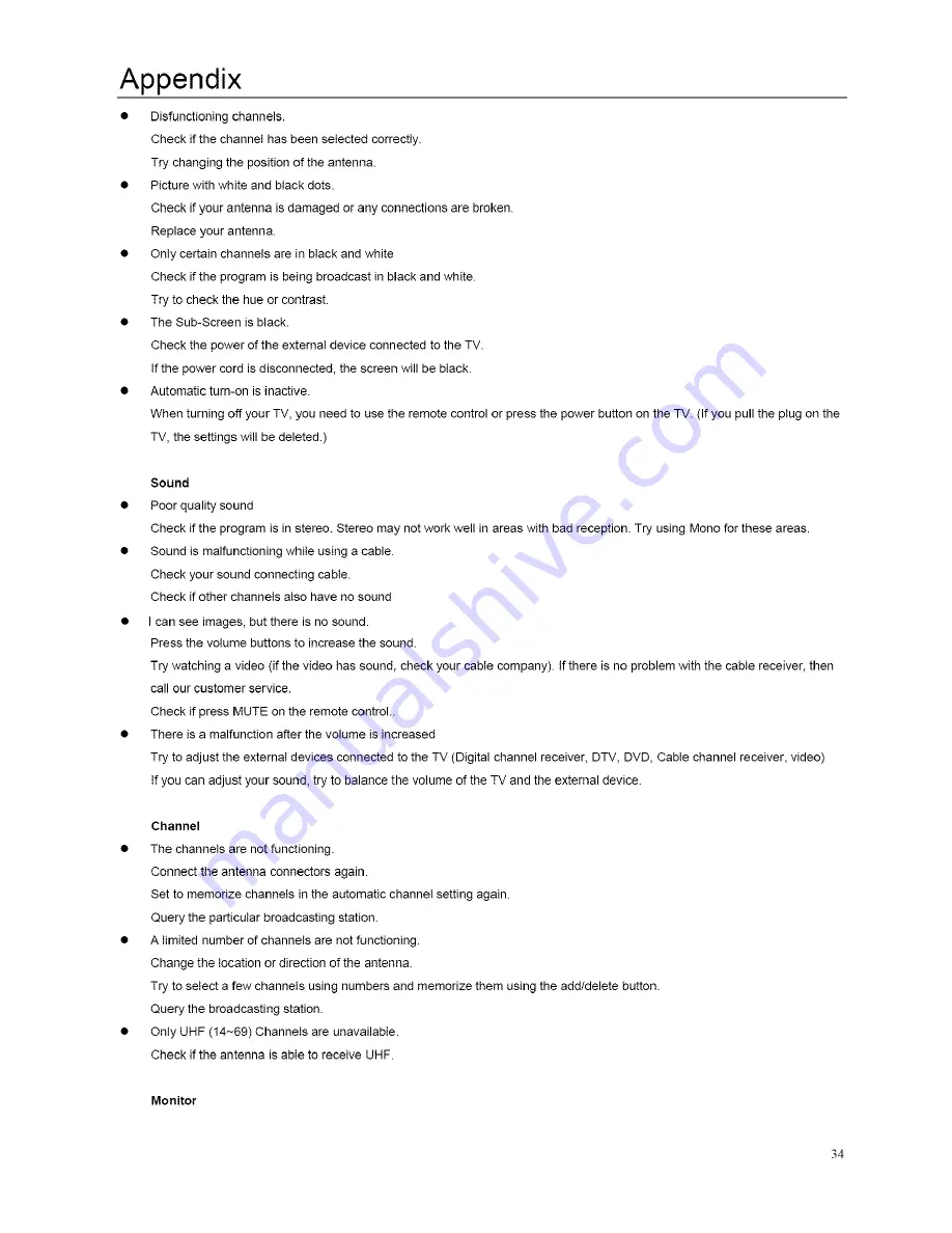 ProScan 26LB30QD Instruction Manual Download Page 35