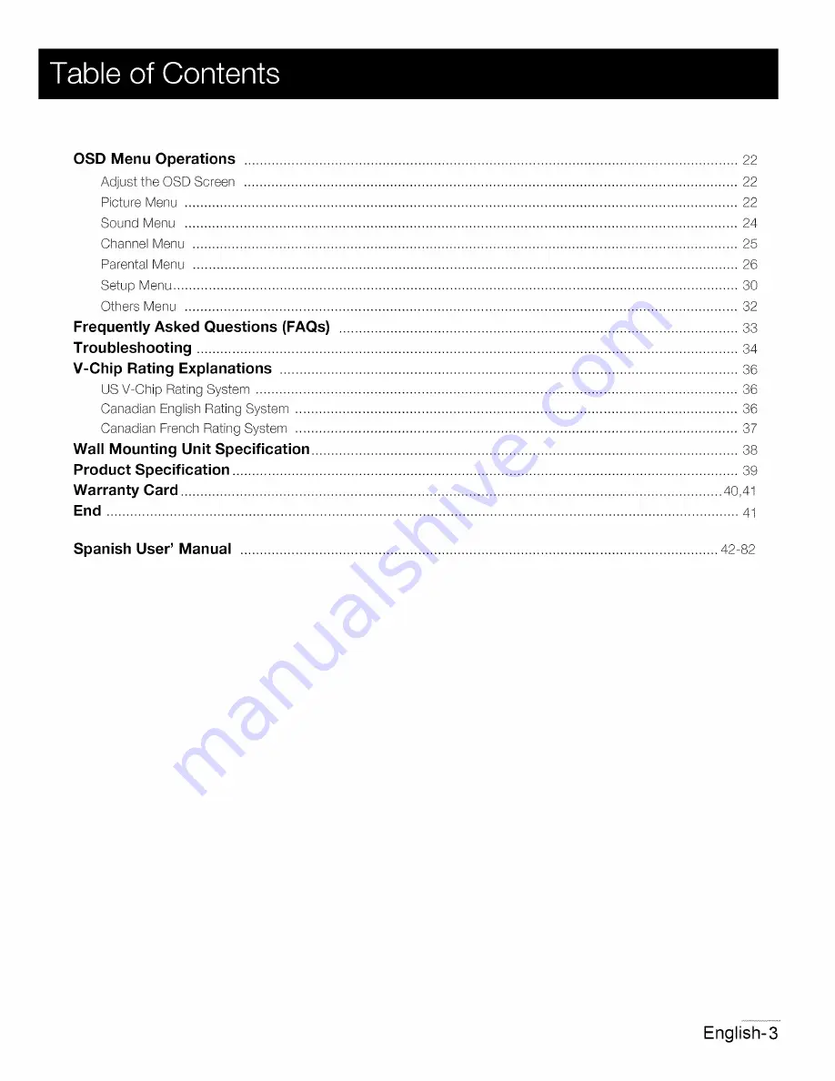 ProScan 32LD30Q User Manual Download Page 4