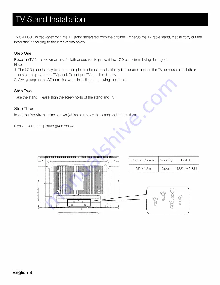 ProScan 32LD30Q User Manual Download Page 9