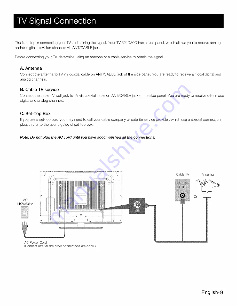 ProScan 32LD30Q User Manual Download Page 10