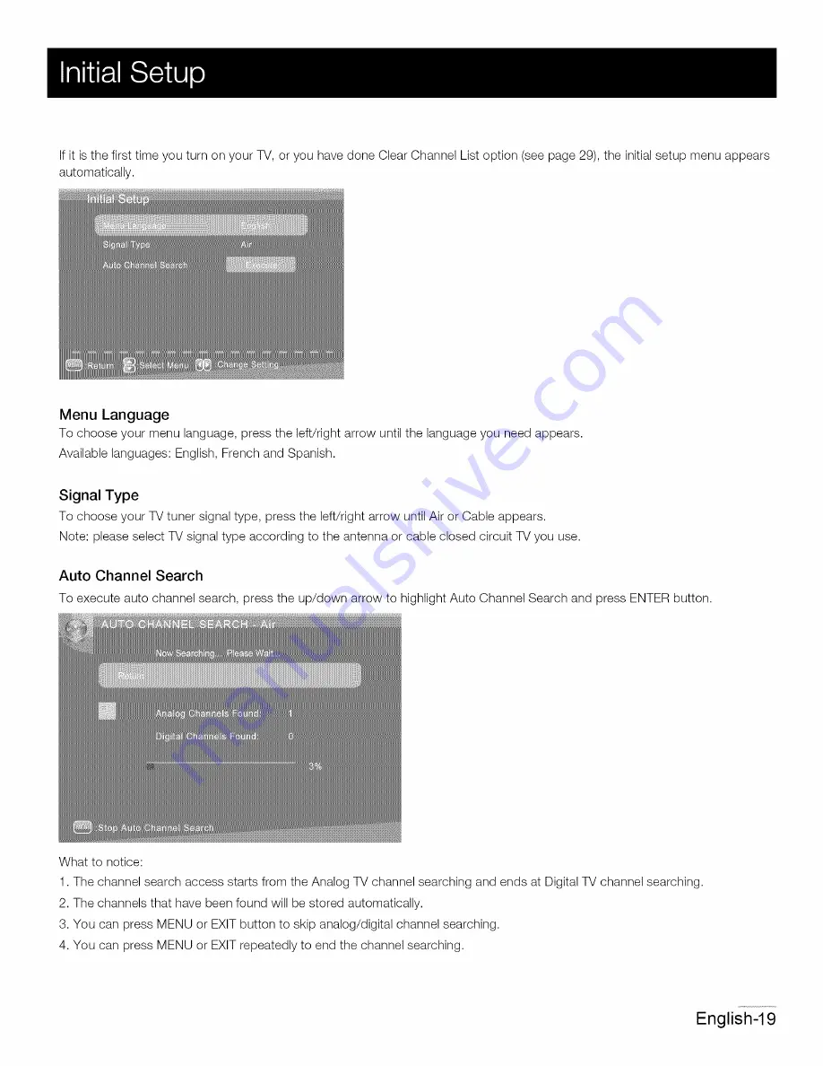 ProScan 32LD30Q User Manual Download Page 20