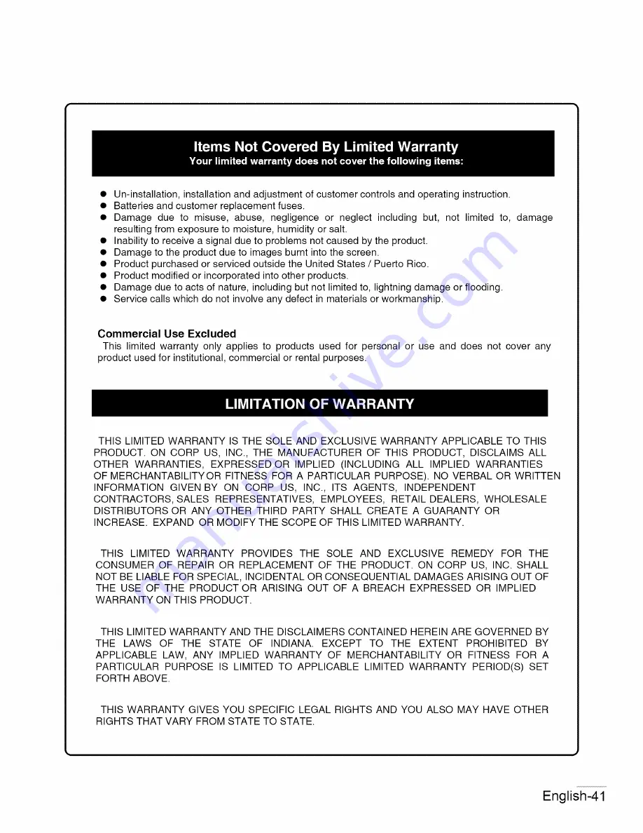 ProScan 32LD30Q User Manual Download Page 42