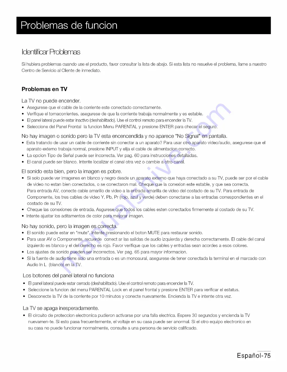 ProScan 32LD30Q User Manual Download Page 76