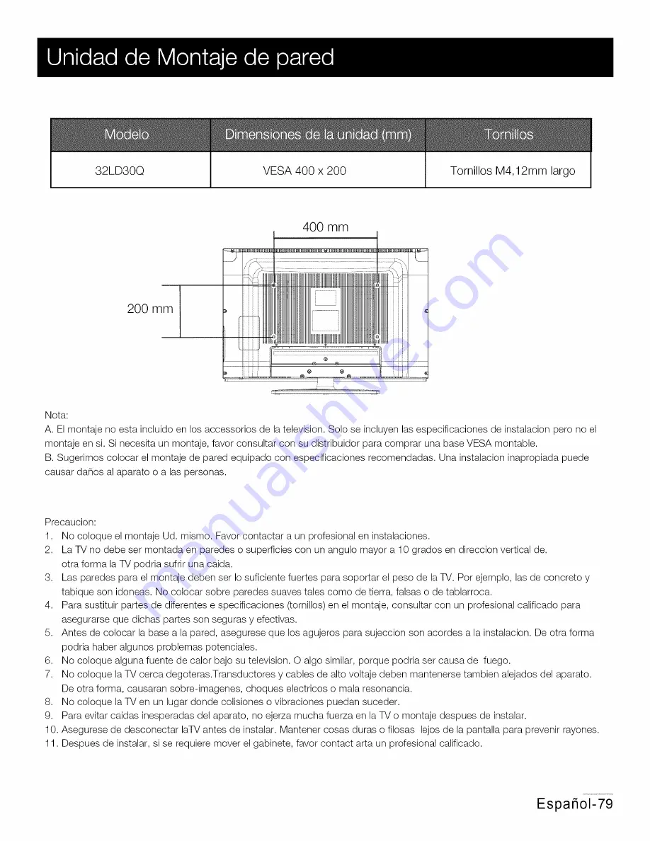 ProScan 32LD30Q User Manual Download Page 80