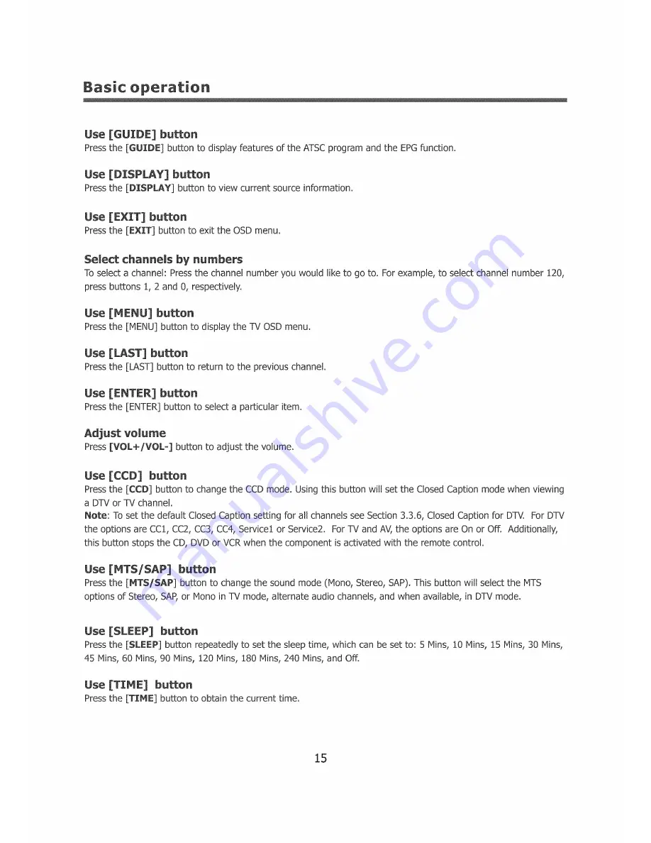 ProScan 40LC45S User Manual Download Page 16