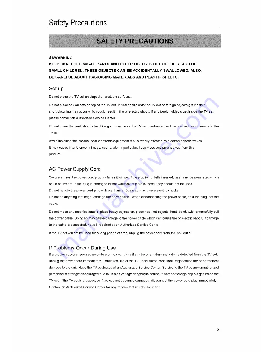 ProScan 40LD45QC User Manual Download Page 7