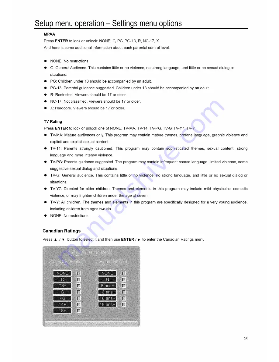 ProScan 40LD45QC Скачать руководство пользователя страница 26