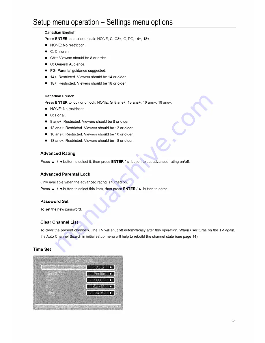 ProScan 40LD45QC Скачать руководство пользователя страница 27