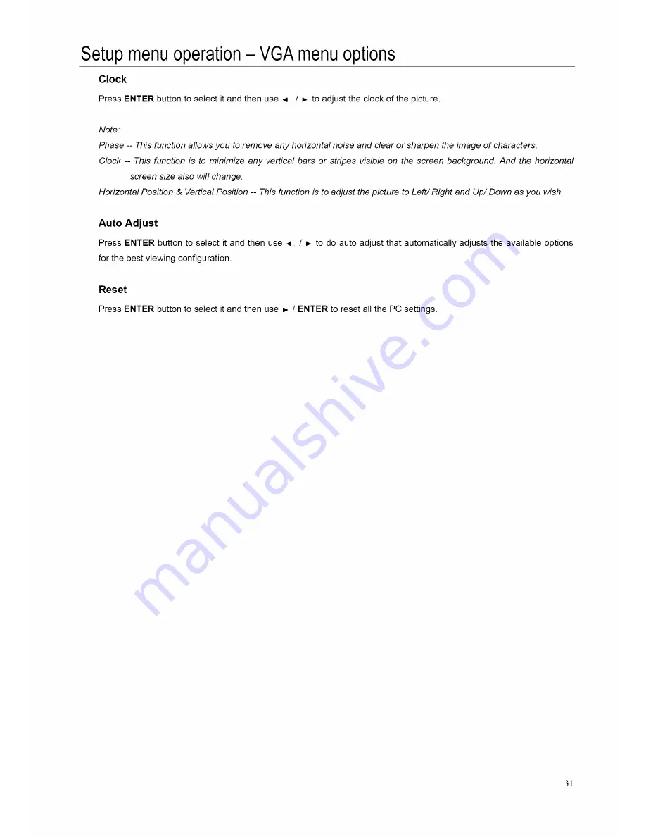 ProScan 40LD45QC User Manual Download Page 32