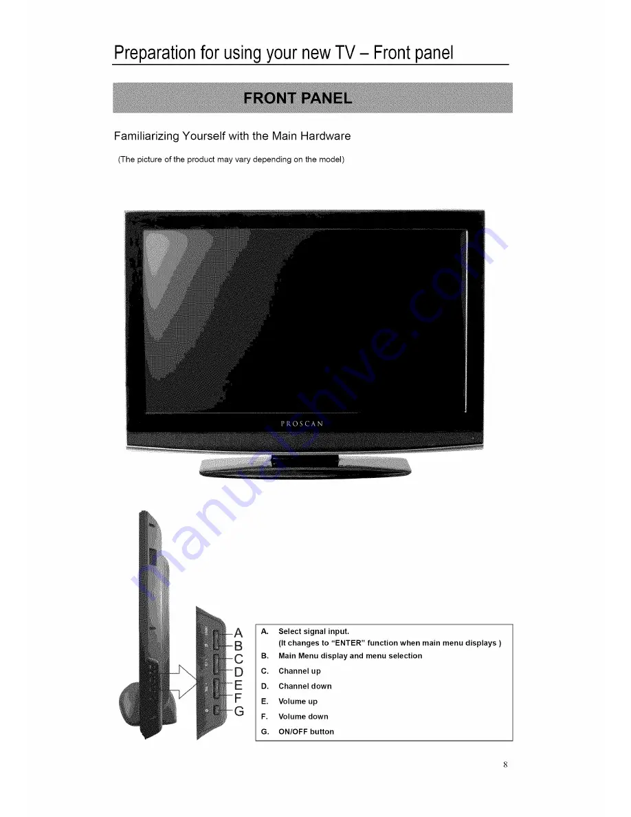 ProScan 42LB45Q User Manual Download Page 9