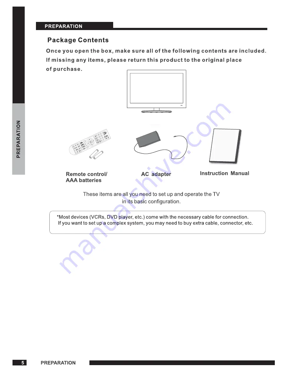 ProScan PLEDV1520A-B Instruction Manual Download Page 6