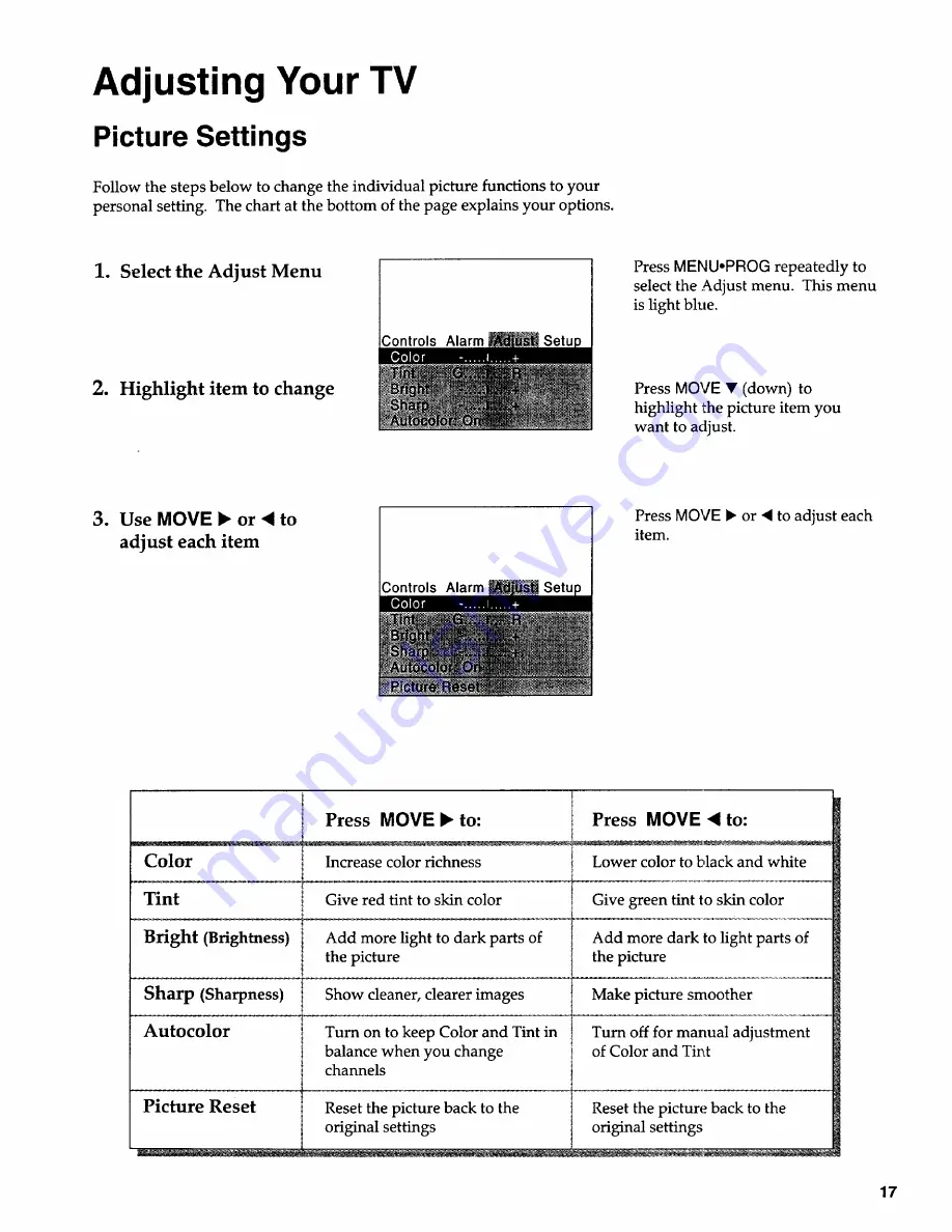 ProScan PS27108 Owner'S Manual Download Page 21