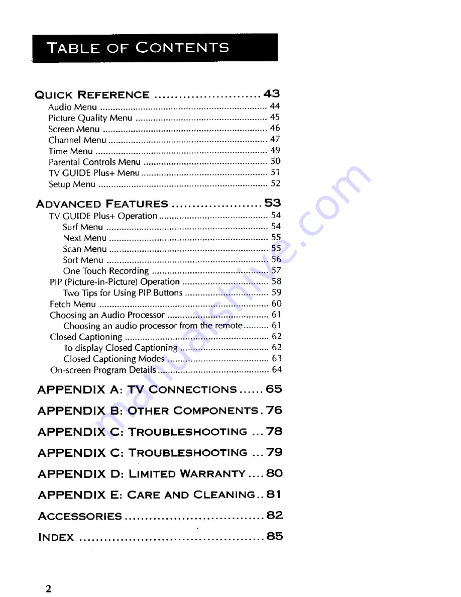 ProScan PS27125 User Manual Download Page 4