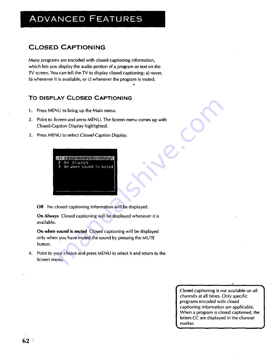 ProScan PS27125 User Manual Download Page 64