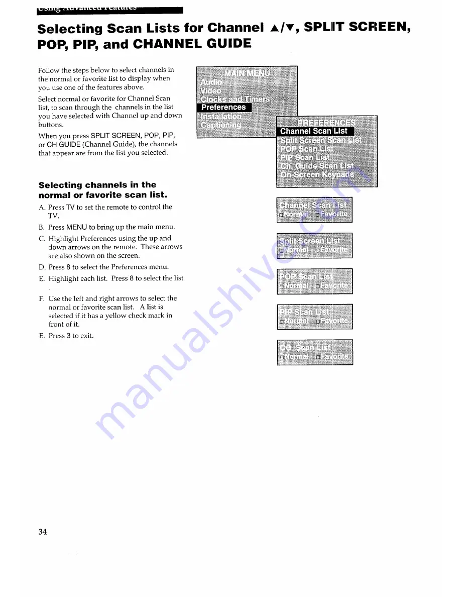 ProScan PS34190 Owner'S Manual Download Page 36