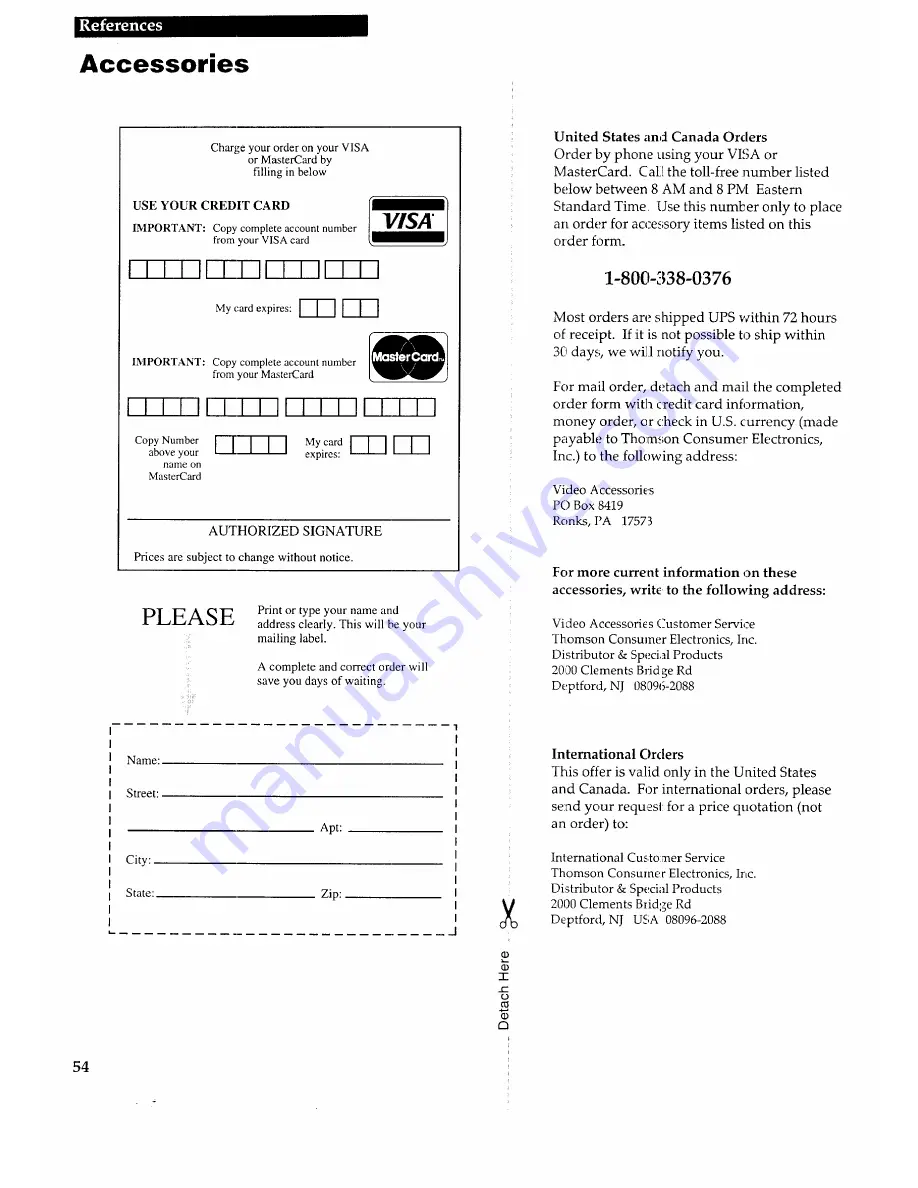 ProScan PS34190 Owner'S Manual Download Page 54