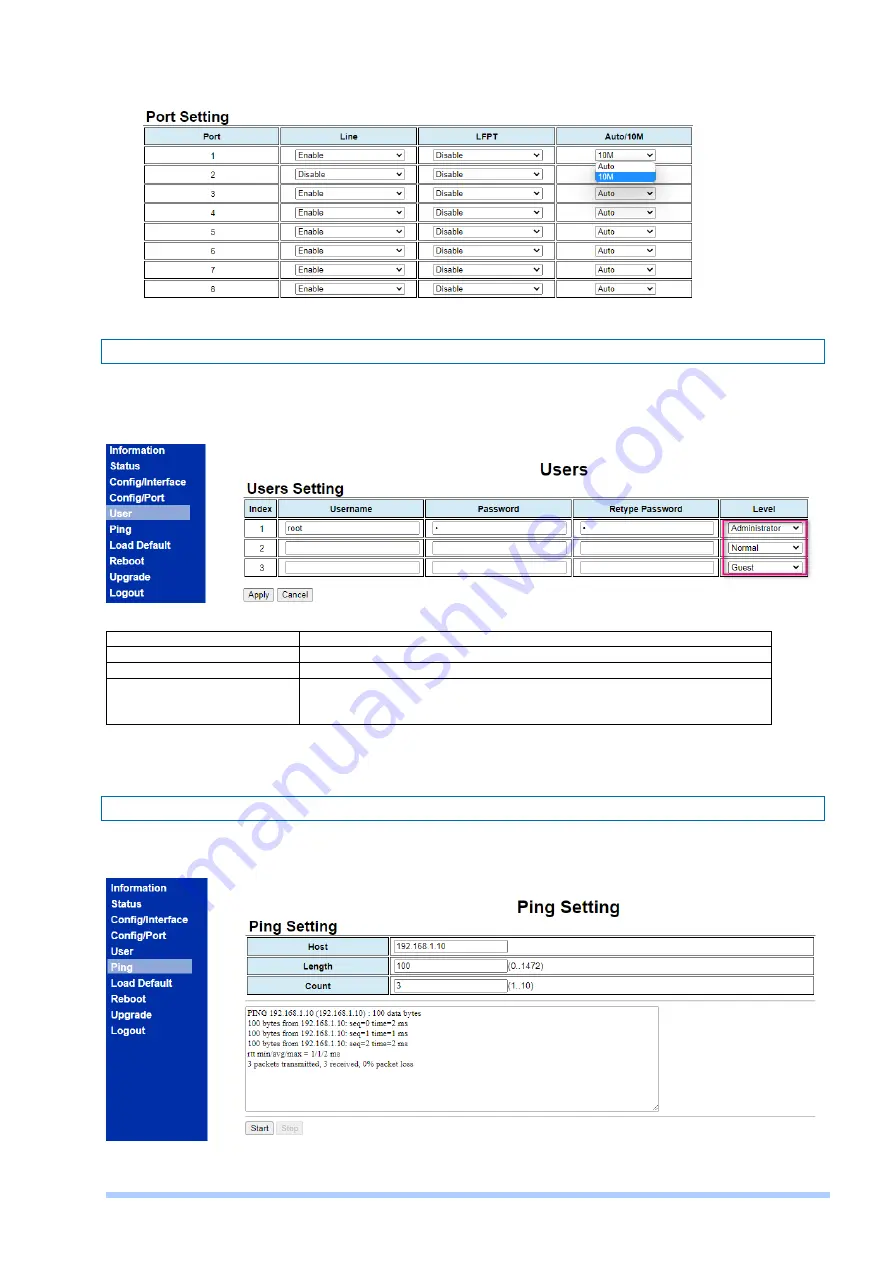 Proscend 708E Series User Manual Download Page 20