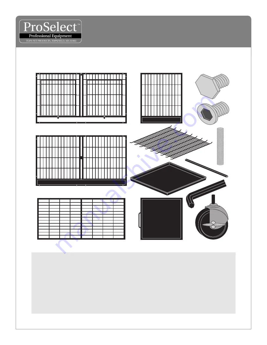 ProSelect ZW53020 11 Assembly Instructions Download Page 1