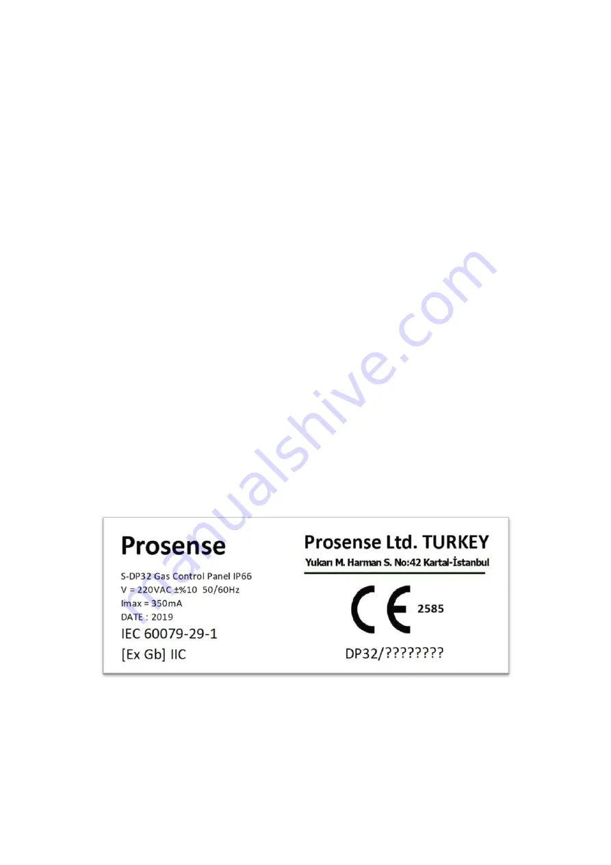 Prosense S-DP32 Скачать руководство пользователя страница 4