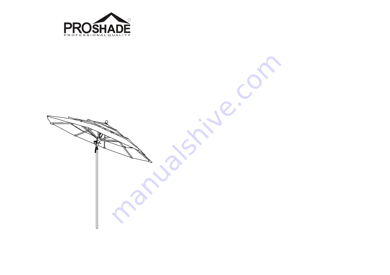 Proshade 1902293 Скачать руководство пользователя страница 5