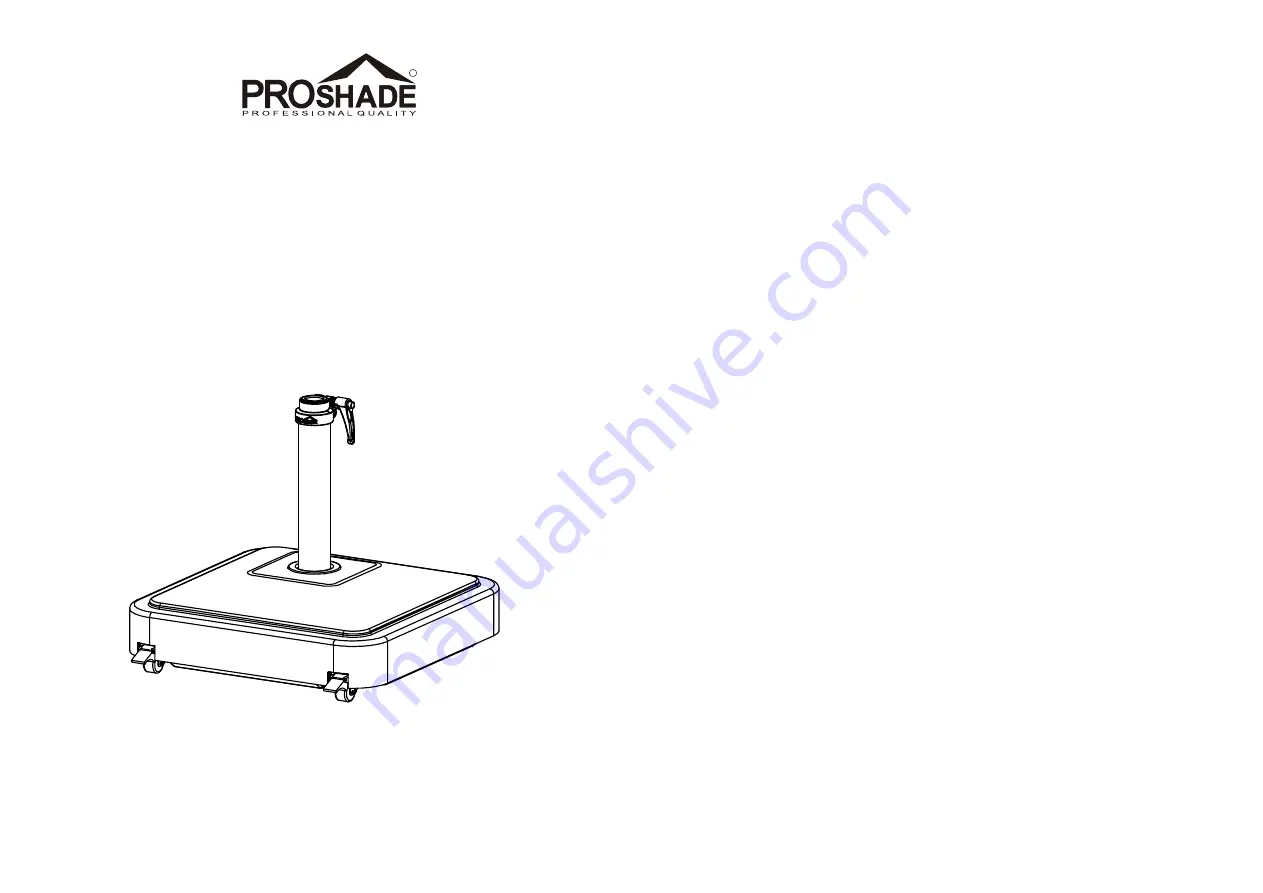 Proshade 2127286 Скачать руководство пользователя страница 1