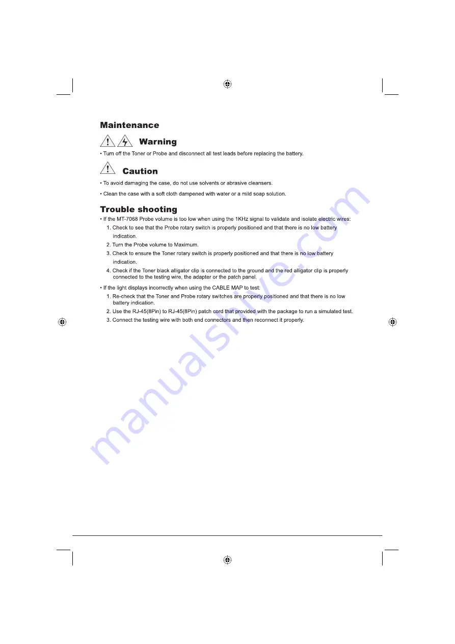 ProsKit MT-7068 User Manual Download Page 19