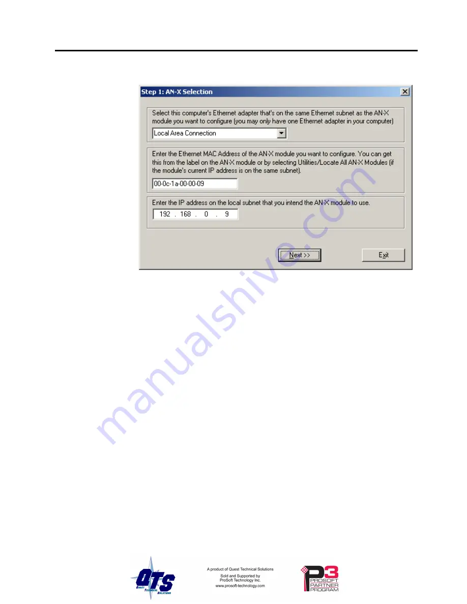 ProSoft Technology AN-X-MOD User Manual Download Page 61