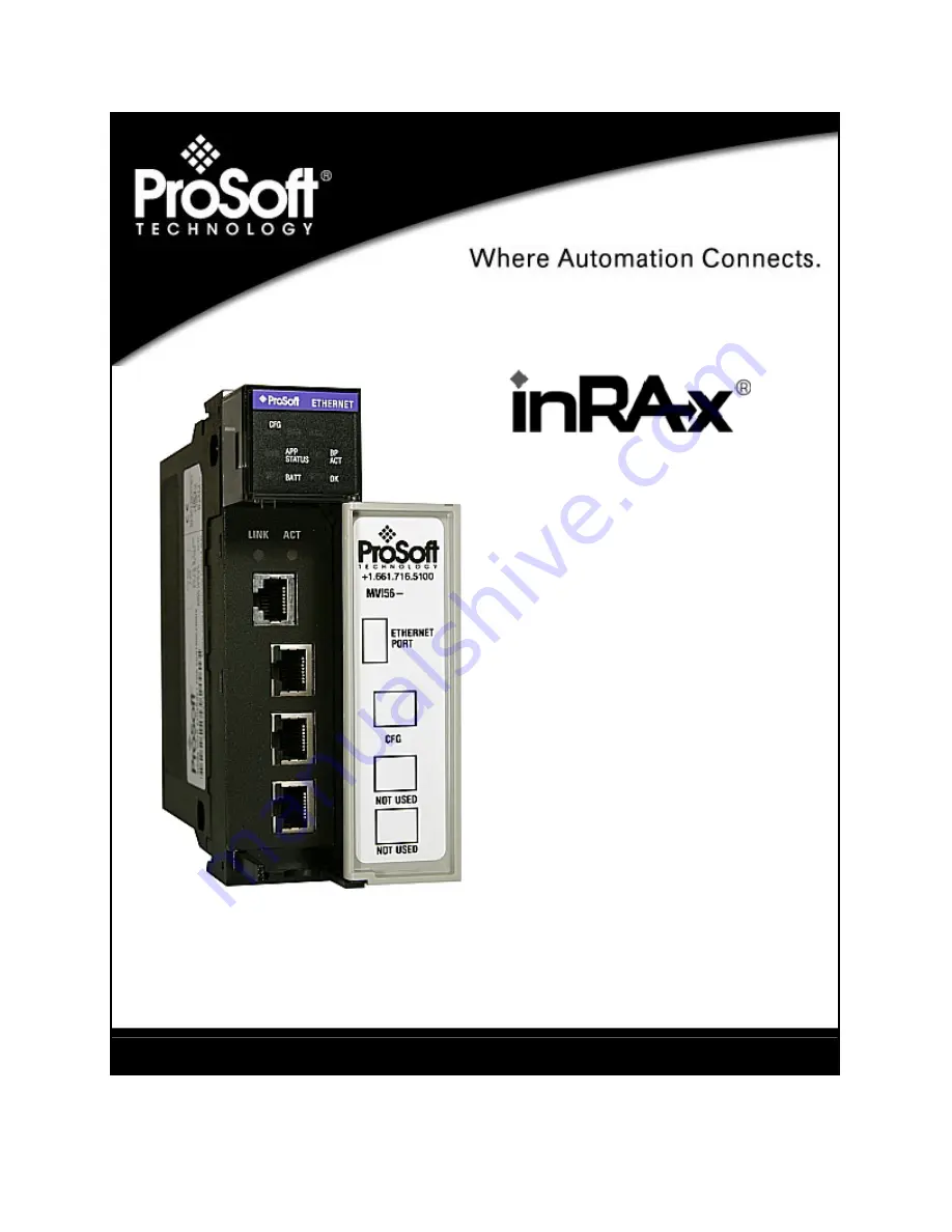 ProSoft Technology inRAx MVI56-BDW User Manual Download Page 1