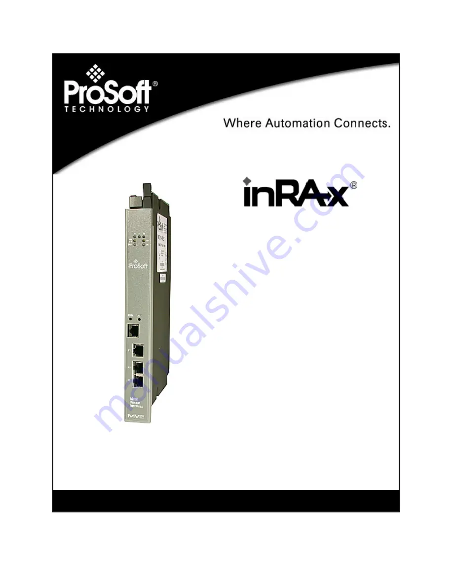 ProSoft Technology InRax MVI71-DNPSNET Скачать руководство пользователя страница 1