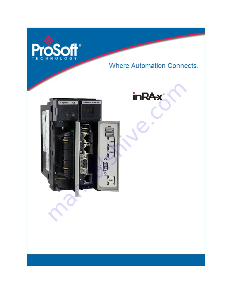 ProSoft Technology InRAX PC56-HIST LX Series Setup Manual Download Page 1