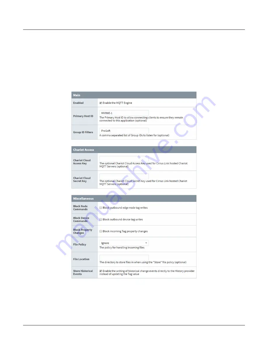 ProSoft Technology MVI56E-LDM-MQTT Скачать руководство пользователя страница 31