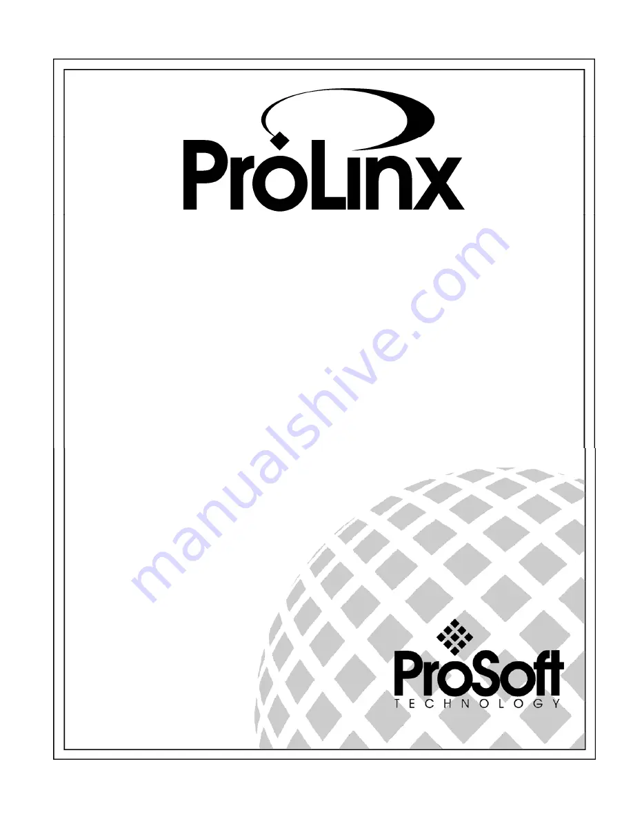 ProSoft Technology ProLinx ASCII Driver Manual Download Page 1