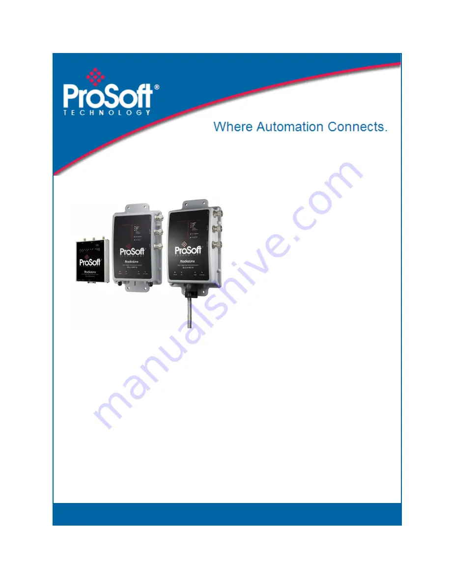 ProSoft Technology RadioLinx RLX2-IHA Скачать руководство пользователя страница 1