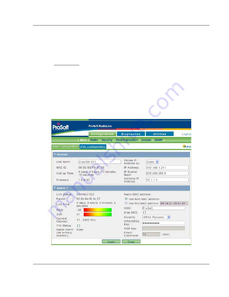 ProSoft Technology RadioLinx RLXIB-ICN Скачать руководство пользователя страница 37