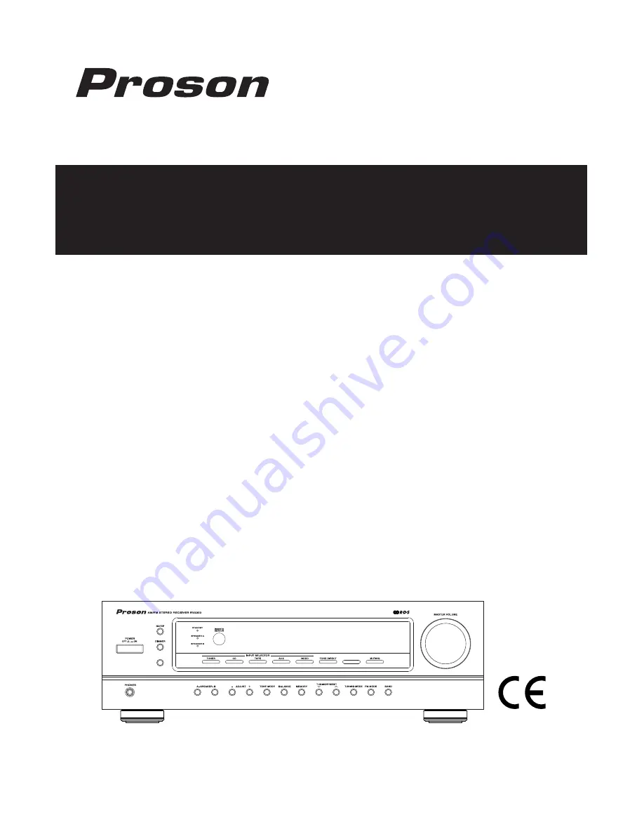 Proson RV 2200 Скачать руководство пользователя страница 2