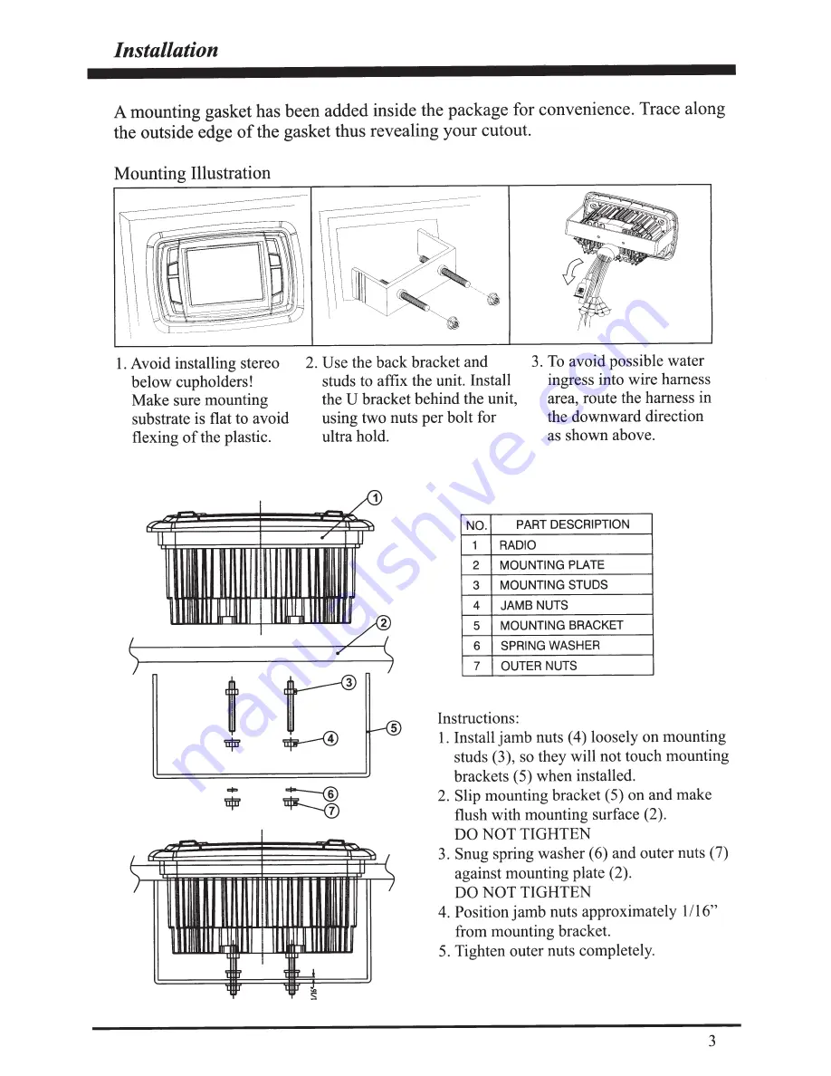 Prospec Electronics INFPRV450 Owner'S Manual Download Page 4