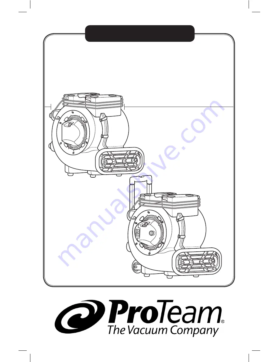 ProTeam ProBlitz 1071320 Скачать руководство пользователя страница 17