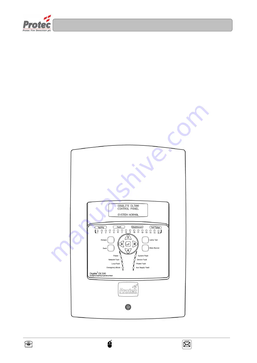 Protec Digilite DL500 Скачать руководство пользователя страница 1