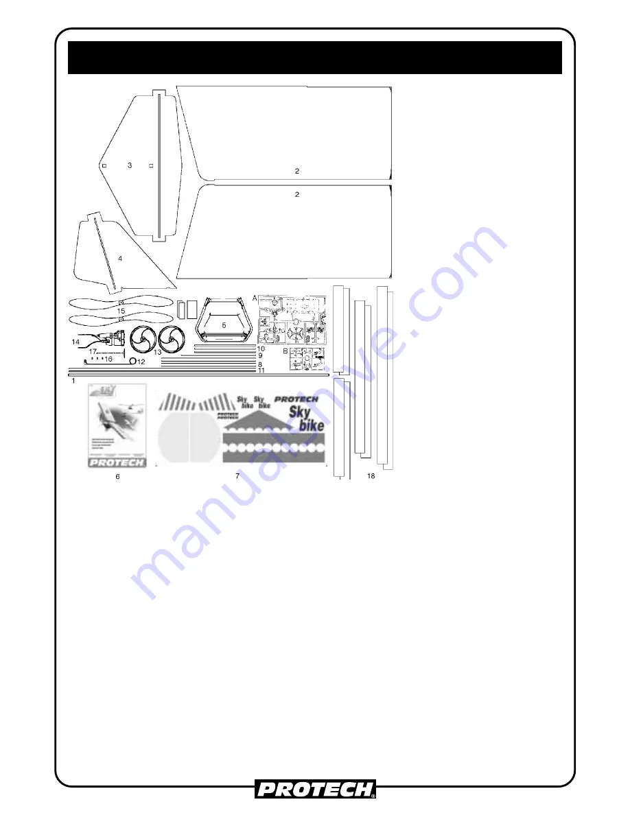 protech Sky Bike T0344 Instruction Manuel Download Page 2