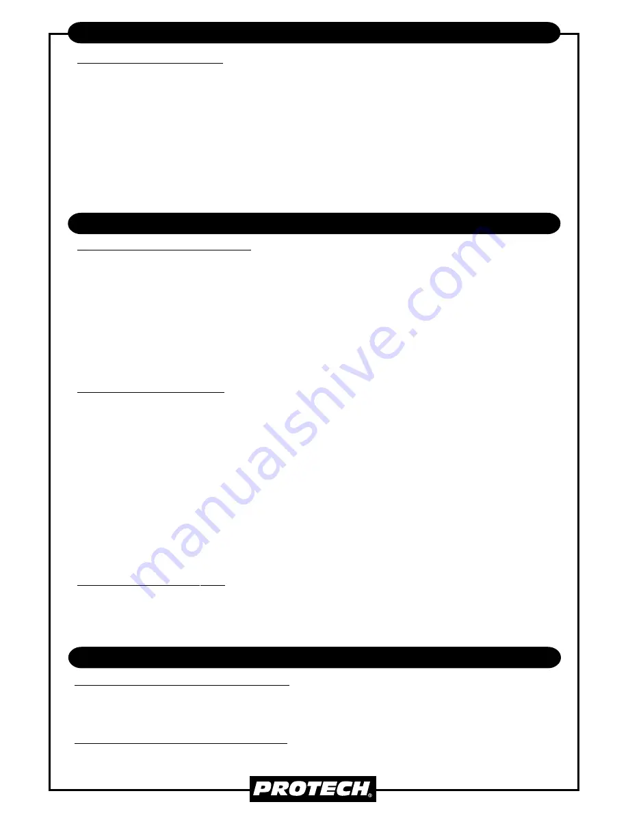 protech Tech10 Electric Instruction Manual Download Page 10